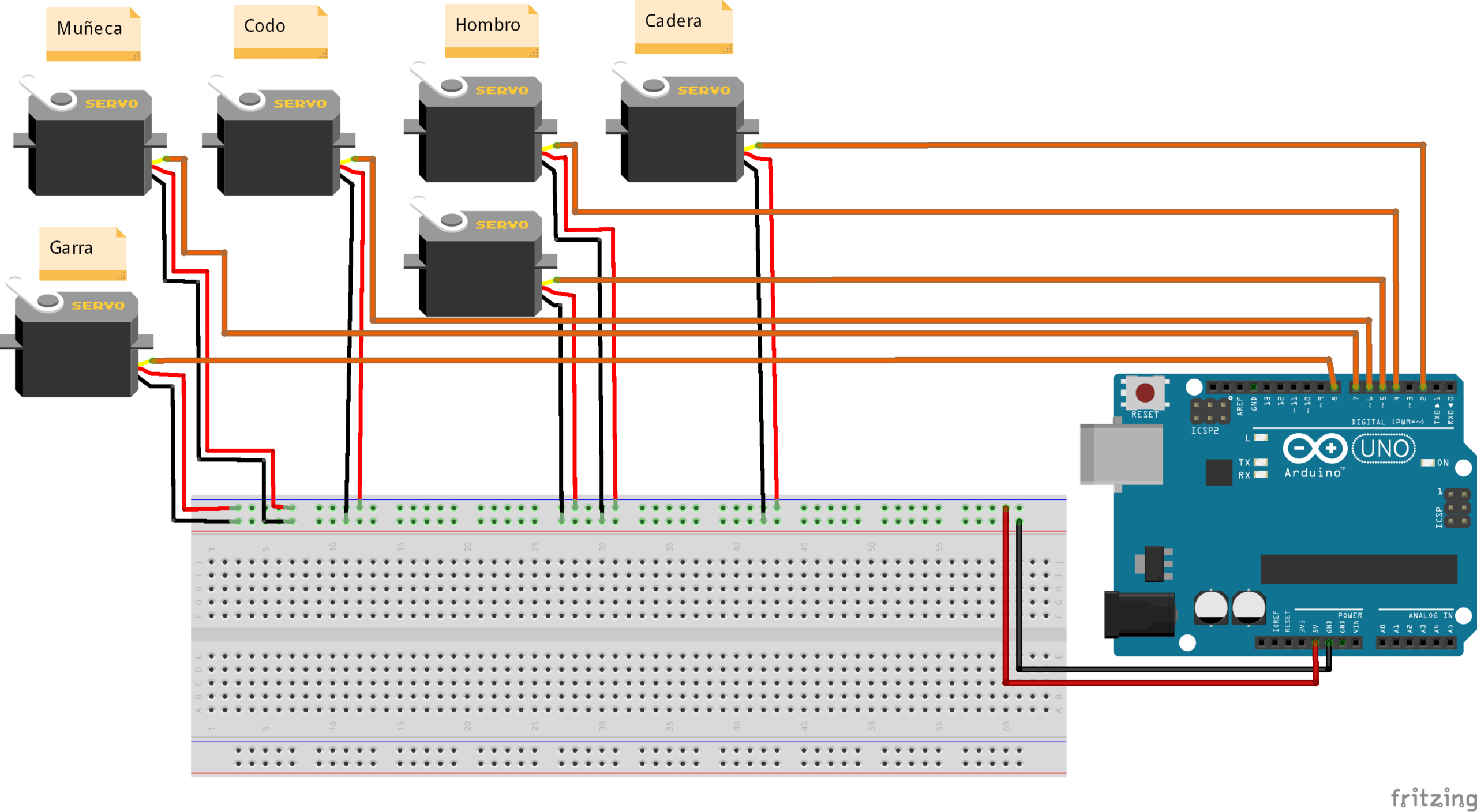 Esquema Conexión Arduino Uno