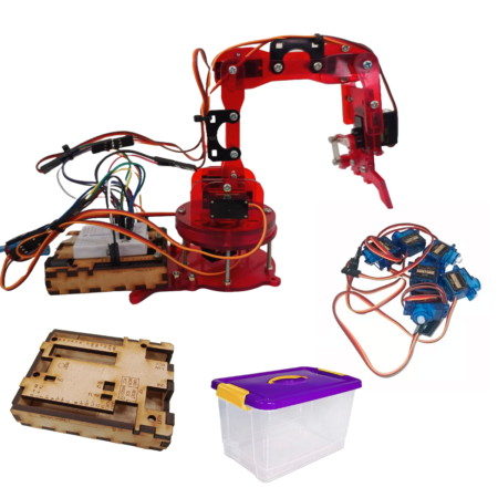 Brazo Robótico Kimo Rojo